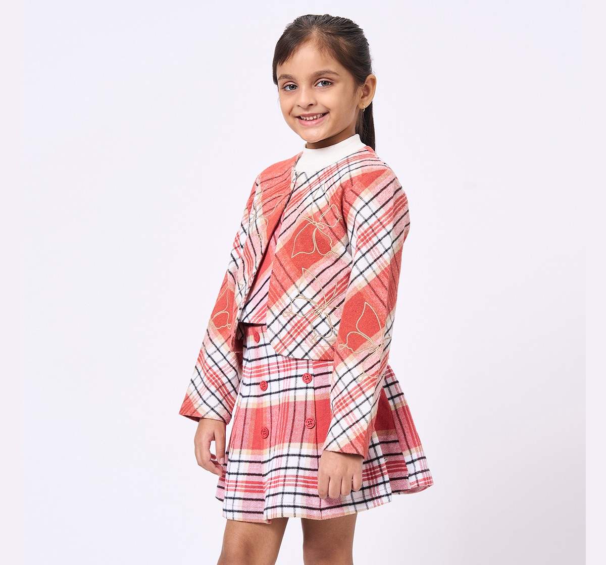 ED-A-MAMMA Kids Girls Jacket BROWN