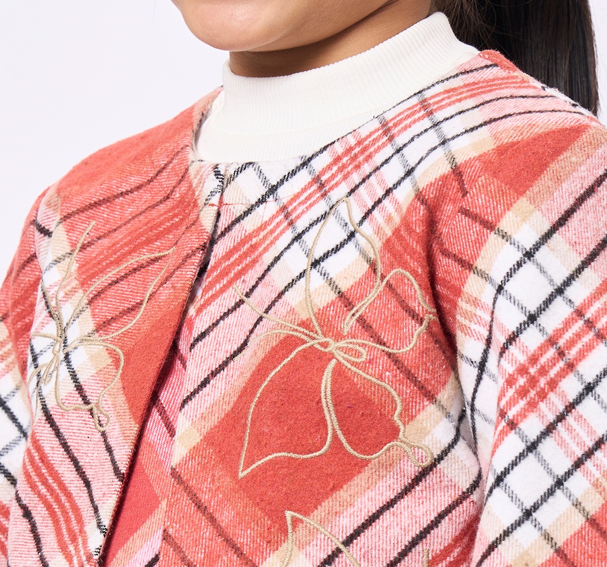 ED-A-MAMMA Kids Girls Jacket BROWN