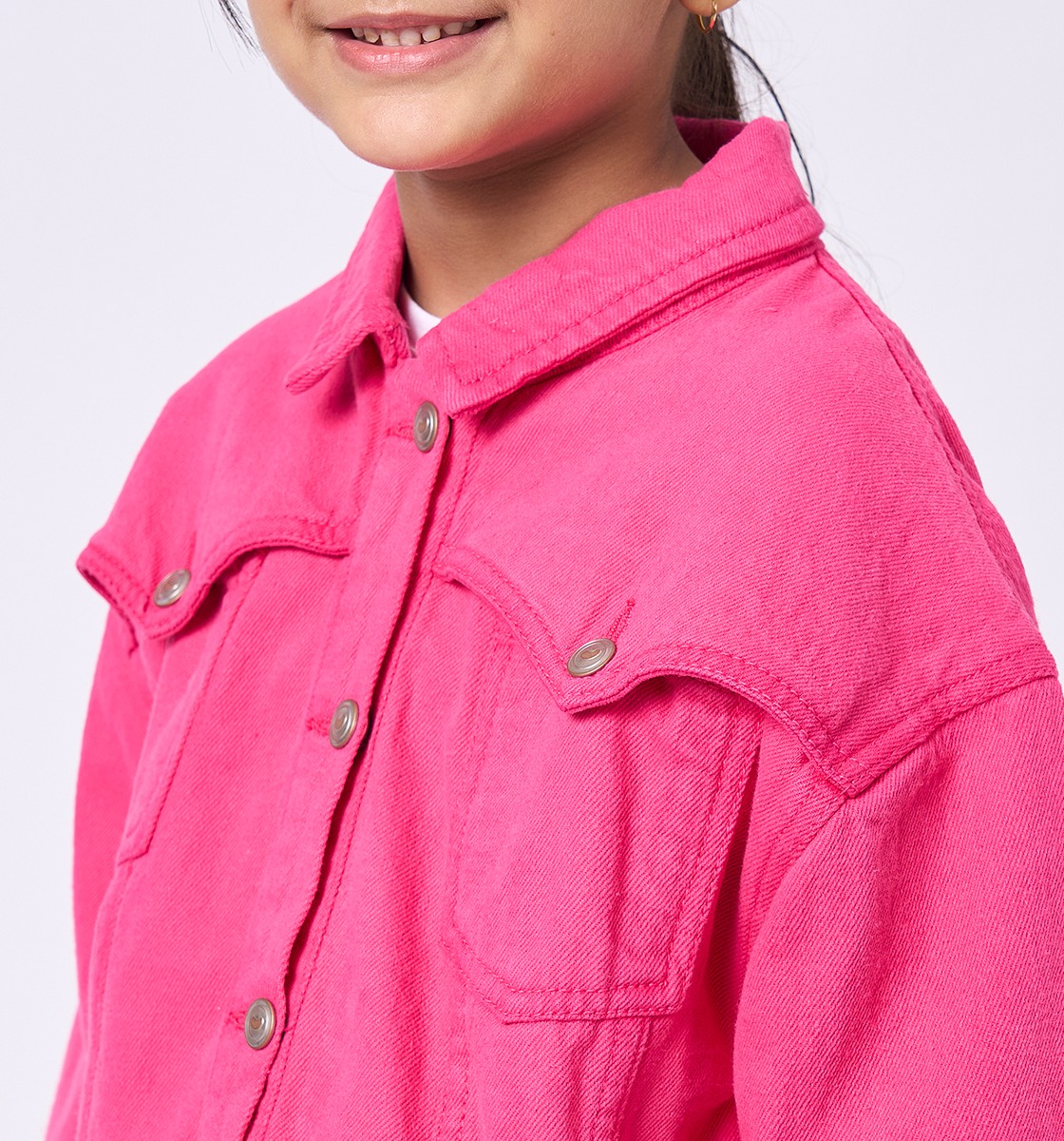 Ed-a-Mamma Kids Girls Jacket Pink