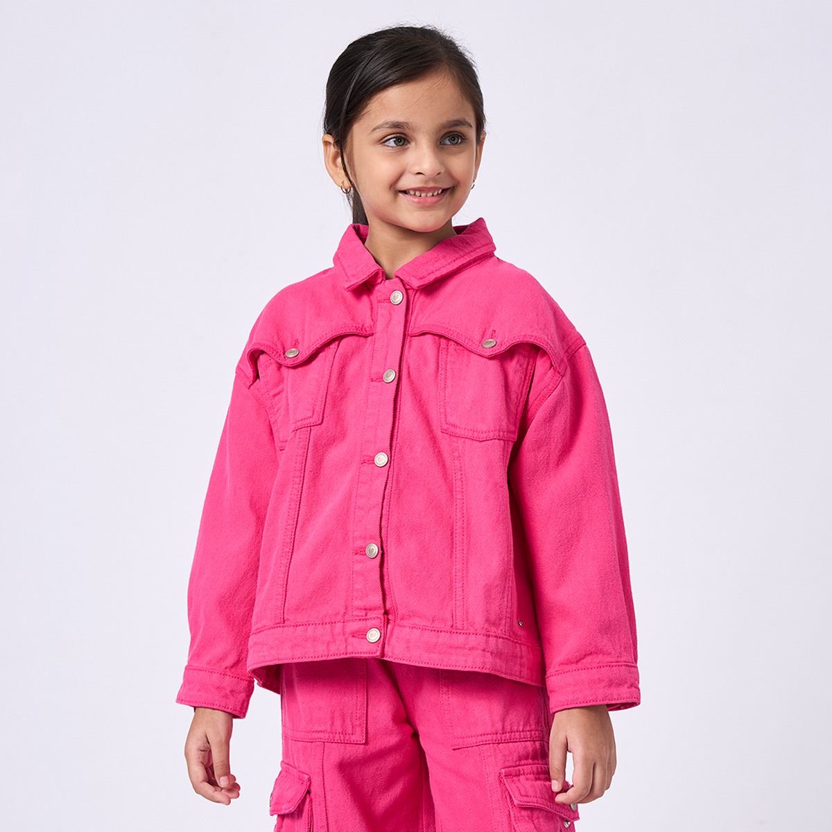 Ed-a-Mamma Kids Girls Jacket Pink