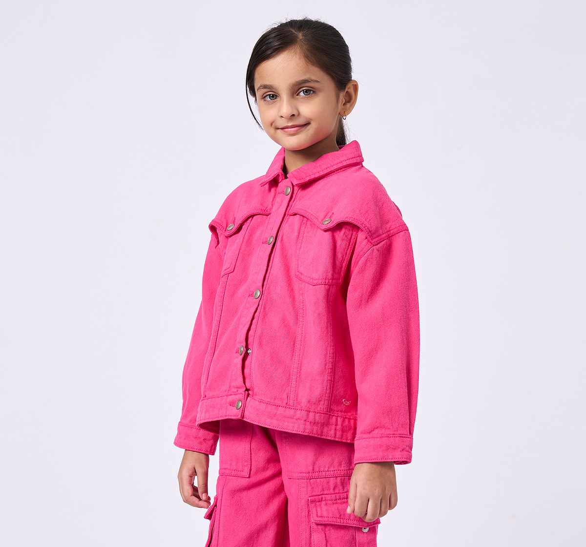 Ed-a-Mamma Kids Girls Jacket Pink
