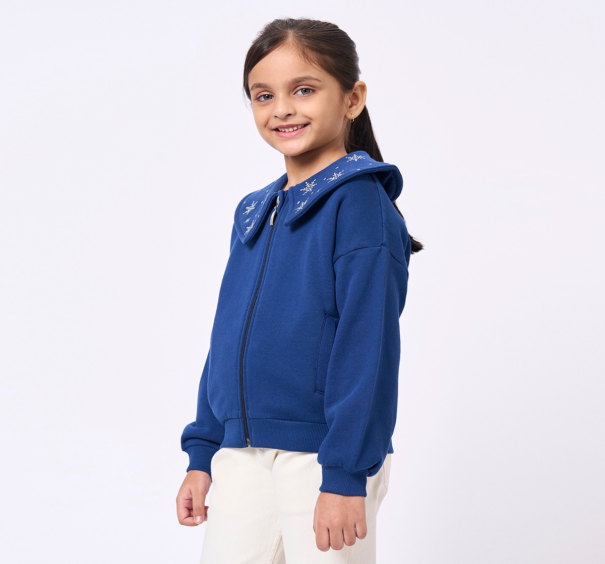 ED-A-MAMMA Kids Girls Jacket NAVY