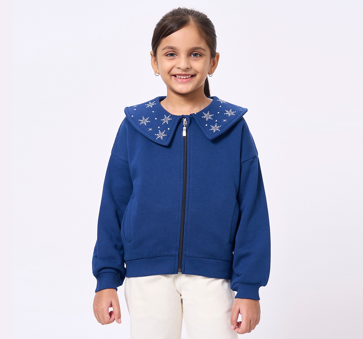 ED-A-MAMMA Kids Girls Jacket NAVY