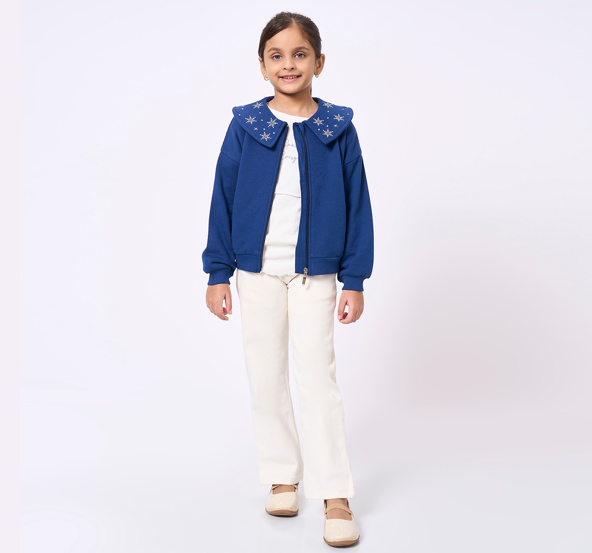 ED-A-MAMMA Kids Girls Jacket NAVY