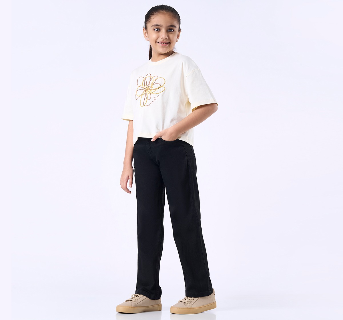 Ed-a-Mamma Kids Girls JEANS Black