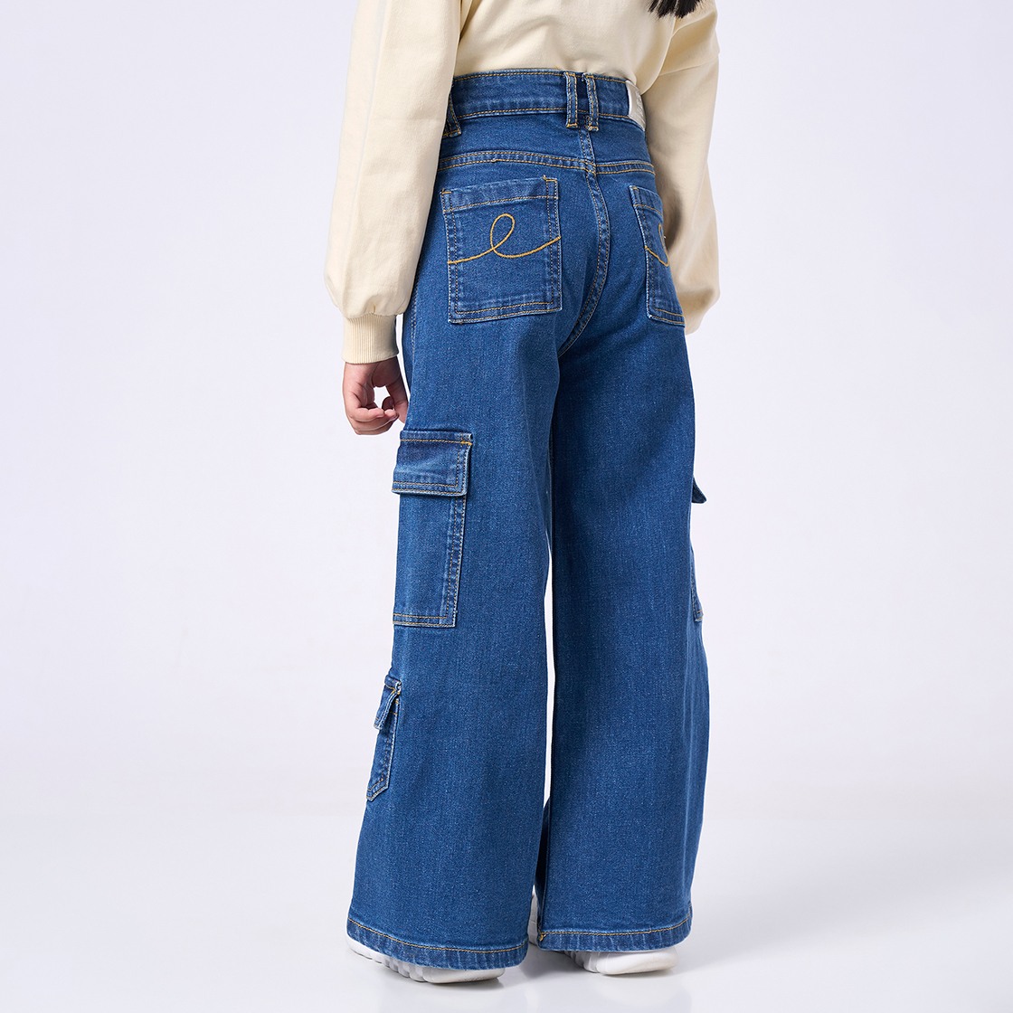 Ed-a-Mamma Kids Girls JEANS Blue