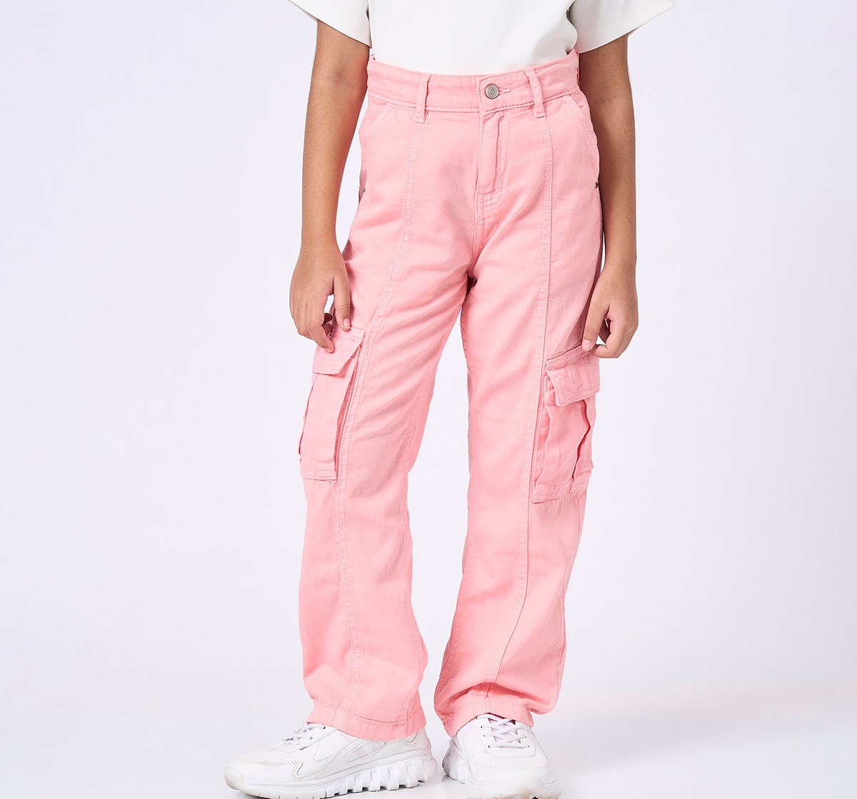 Ed-a-Mamma Kids Girls JEANS Coral