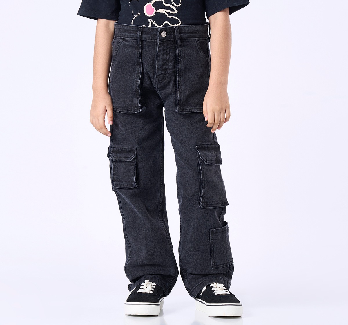 Ed-a-Mamma Kids Girls JEANS Grey