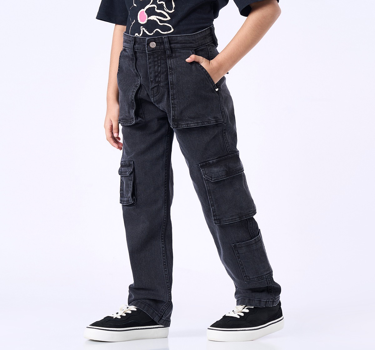 Ed-a-Mamma Kids Girls JEANS Grey