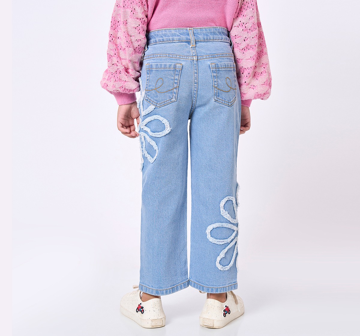 ED-A-MAMMA Kids Girls JEANS MID BLUE