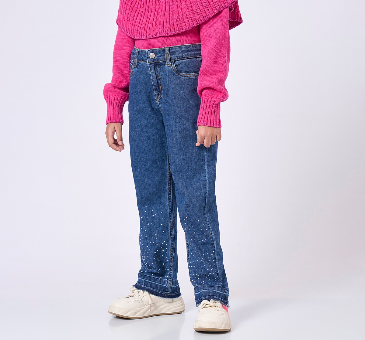 Ed-a-Mamma Kids Girls JEANS Blue