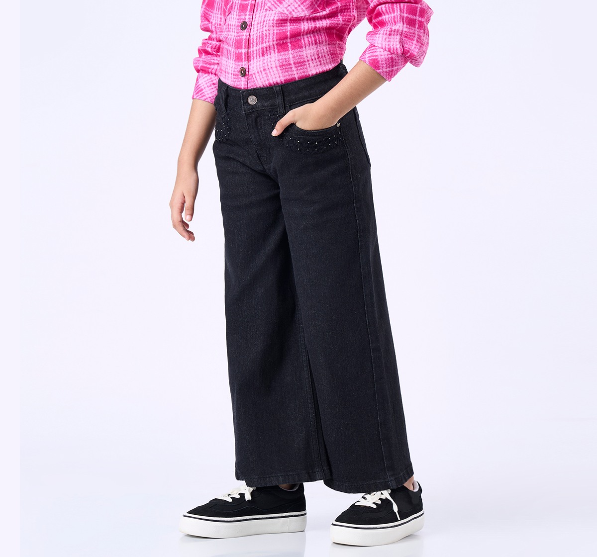 Ed-a-Mamma Kids Girls JEANS Black