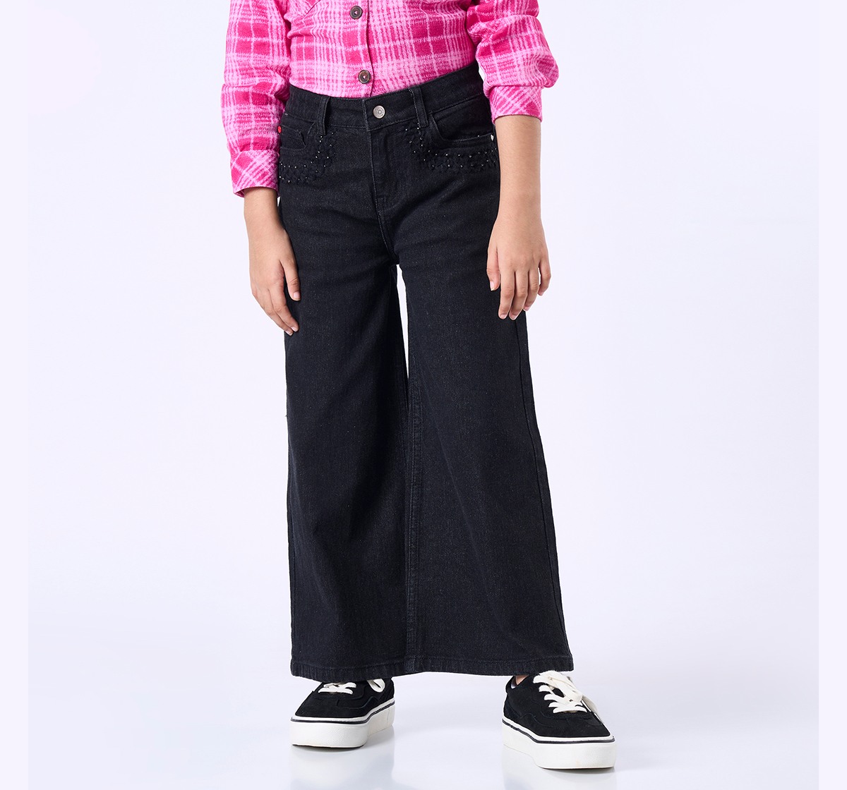Ed-a-Mamma Kids Girls JEANS Black
