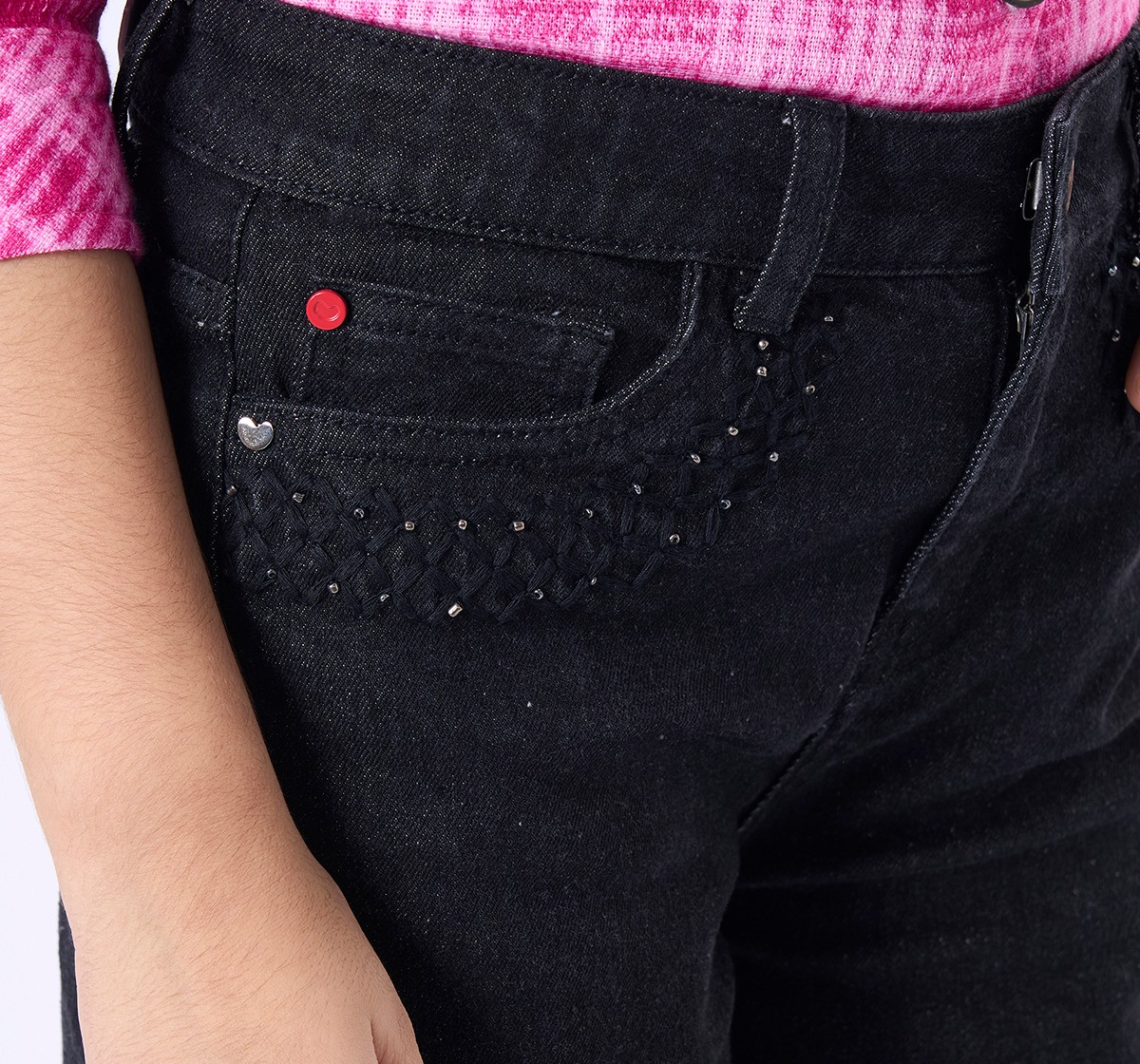 Ed-a-Mamma Kids Girls JEANS Black