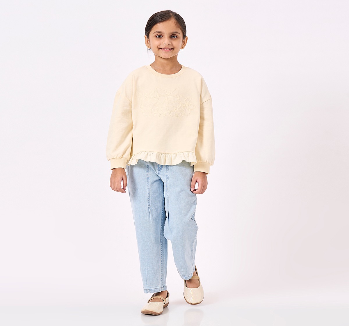 Ed-a-Mamma Kids Girls JEANS Light Blue