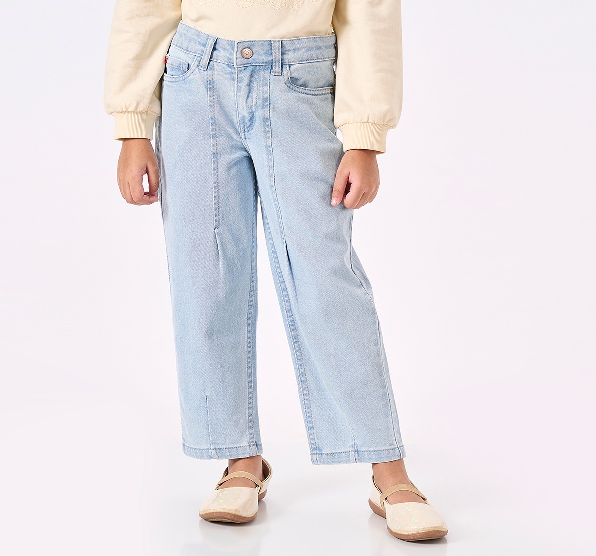 Ed-a-Mamma Kids Girls JEANS Light Blue