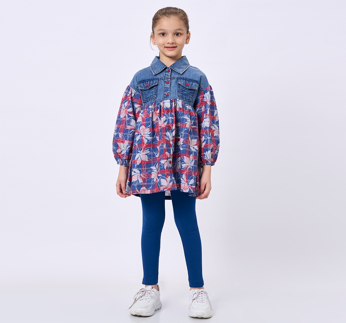 Ed-A-Mamma Kids Girls Legging Navy