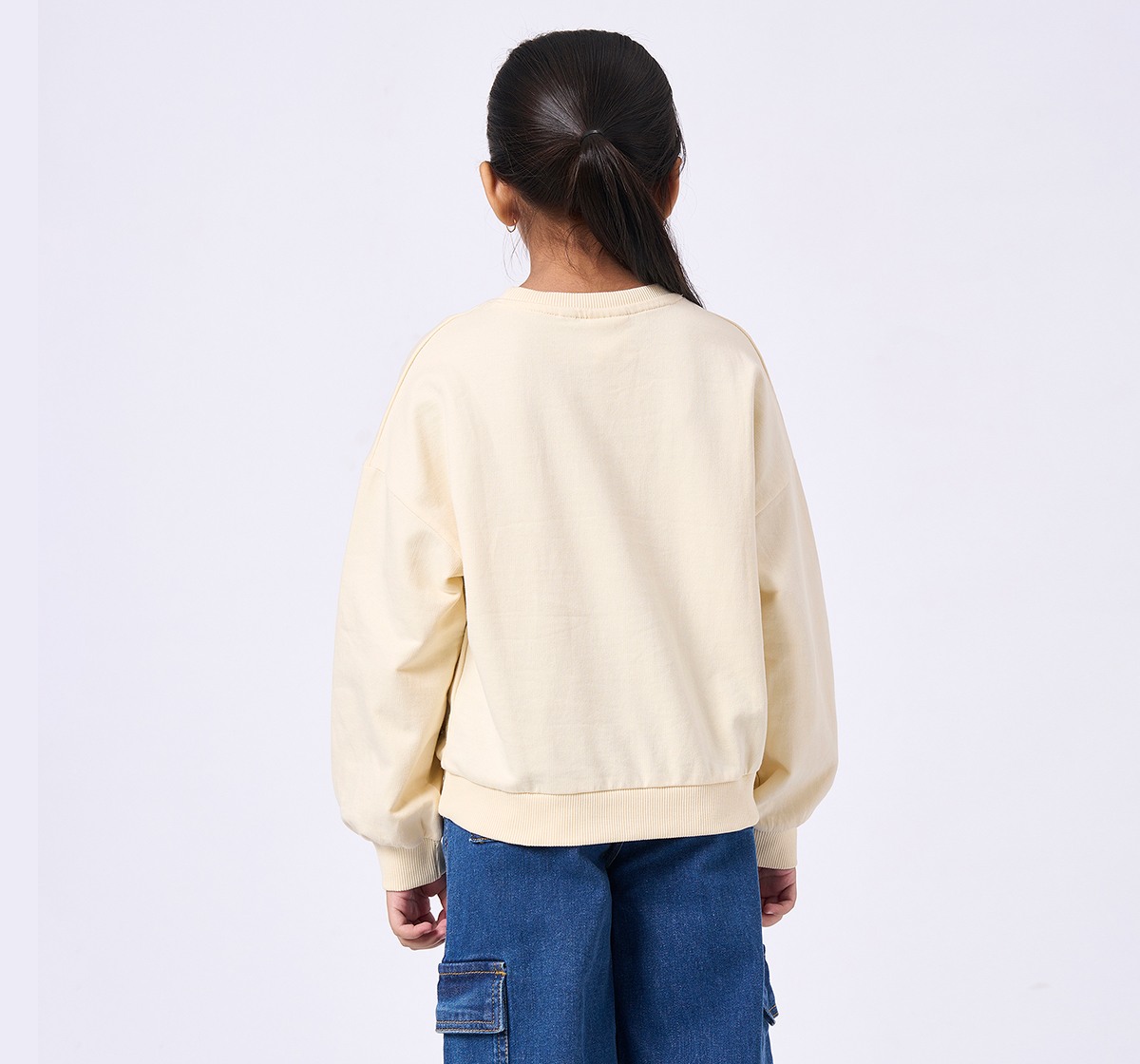 Ed-a-Mamma Kids Girls Sweatshirt Off White