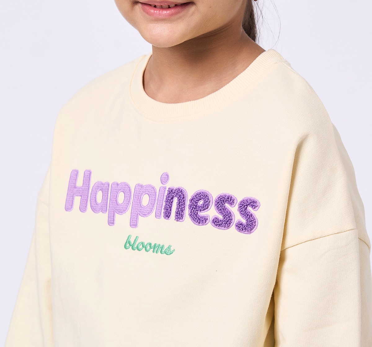 Ed-a-Mamma Kids Girls Sweatshirt Off White