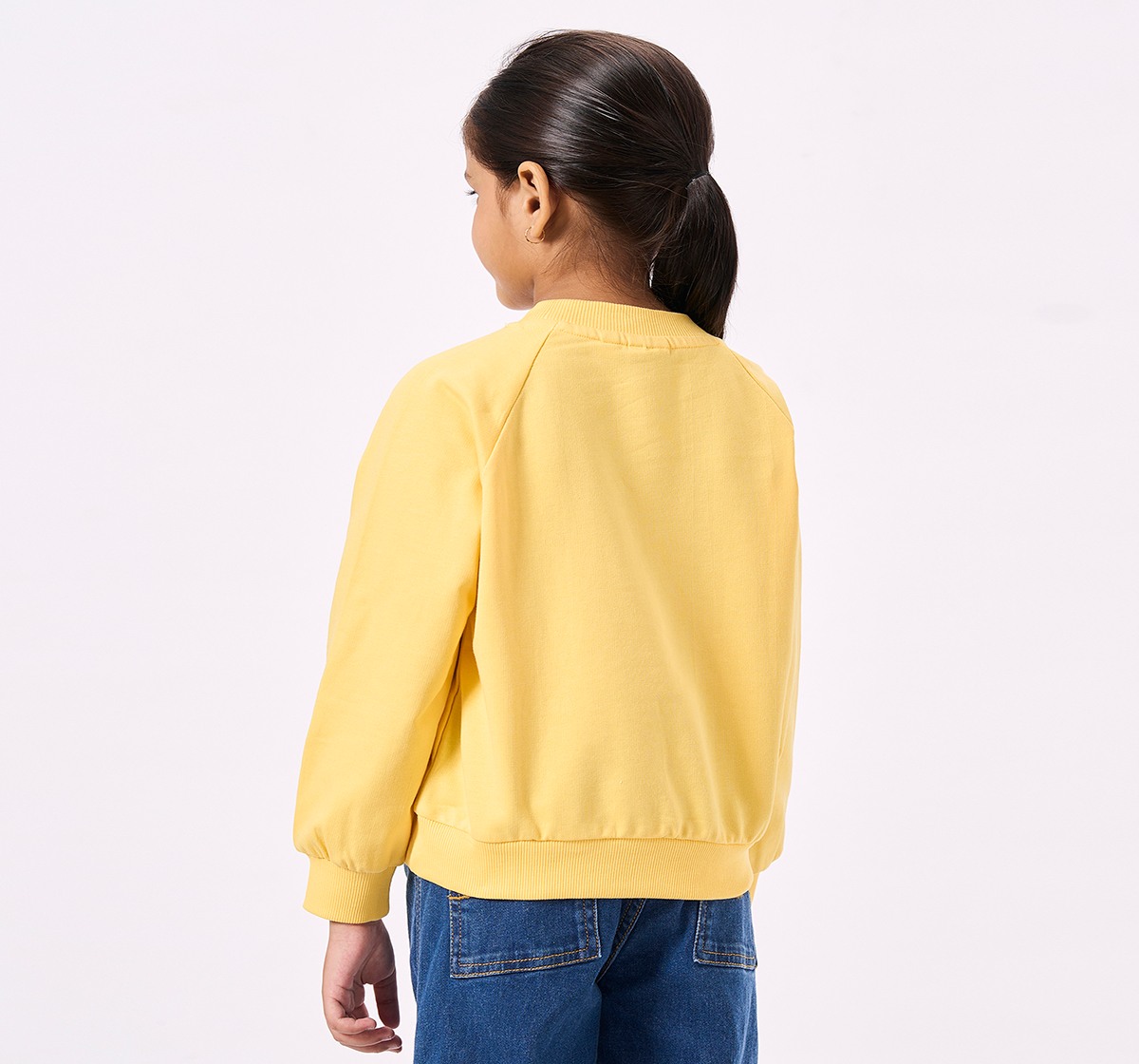 Ed-a-Mamma Kids Girls Sweatshirt Yellow
