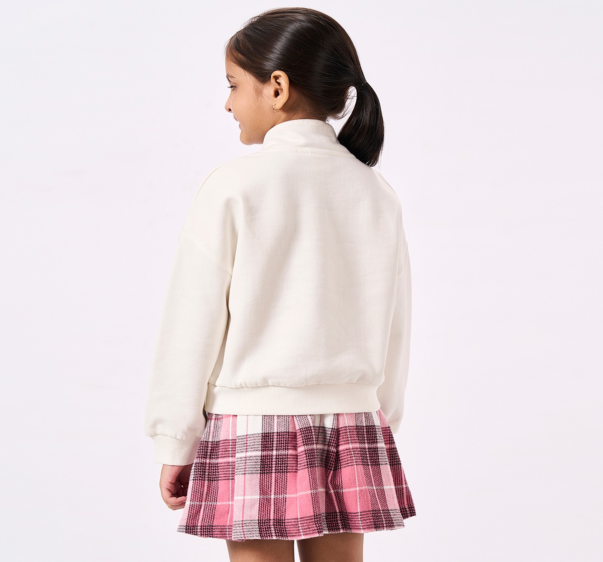 Ed-a-Mamma Kids Girls Sweatshirt Off White