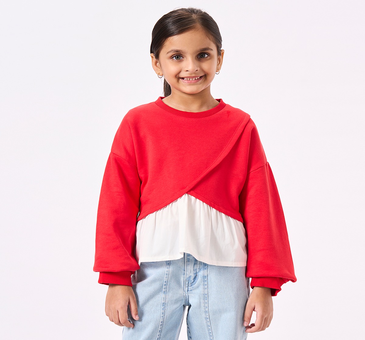 Ed-a-Mamma Kids Girls Sweatshirt Navy