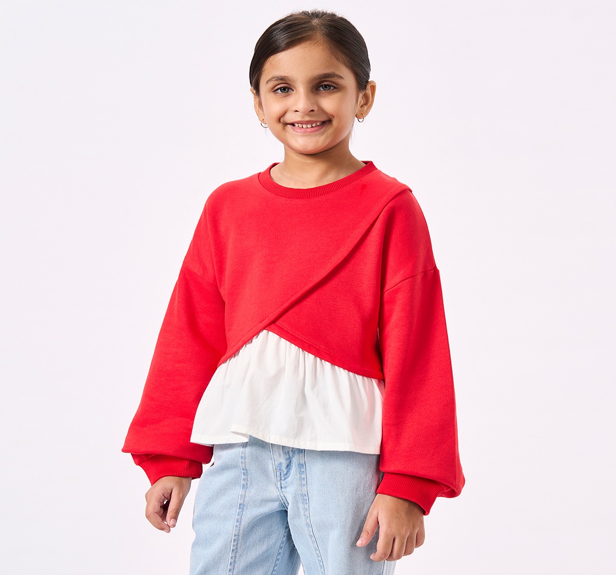 Ed-a-Mamma Kids Girls Sweatshirt Navy