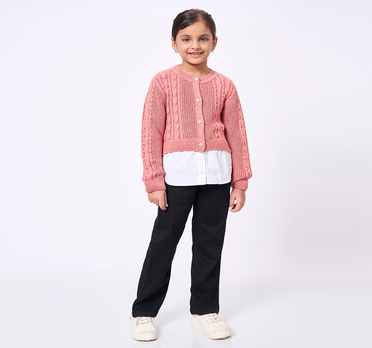 ED-A-MAMMA Kids Girls Tops BROWN