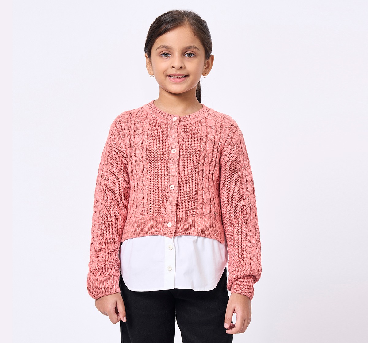 ED-A-MAMMA Kids Girls Tops BROWN