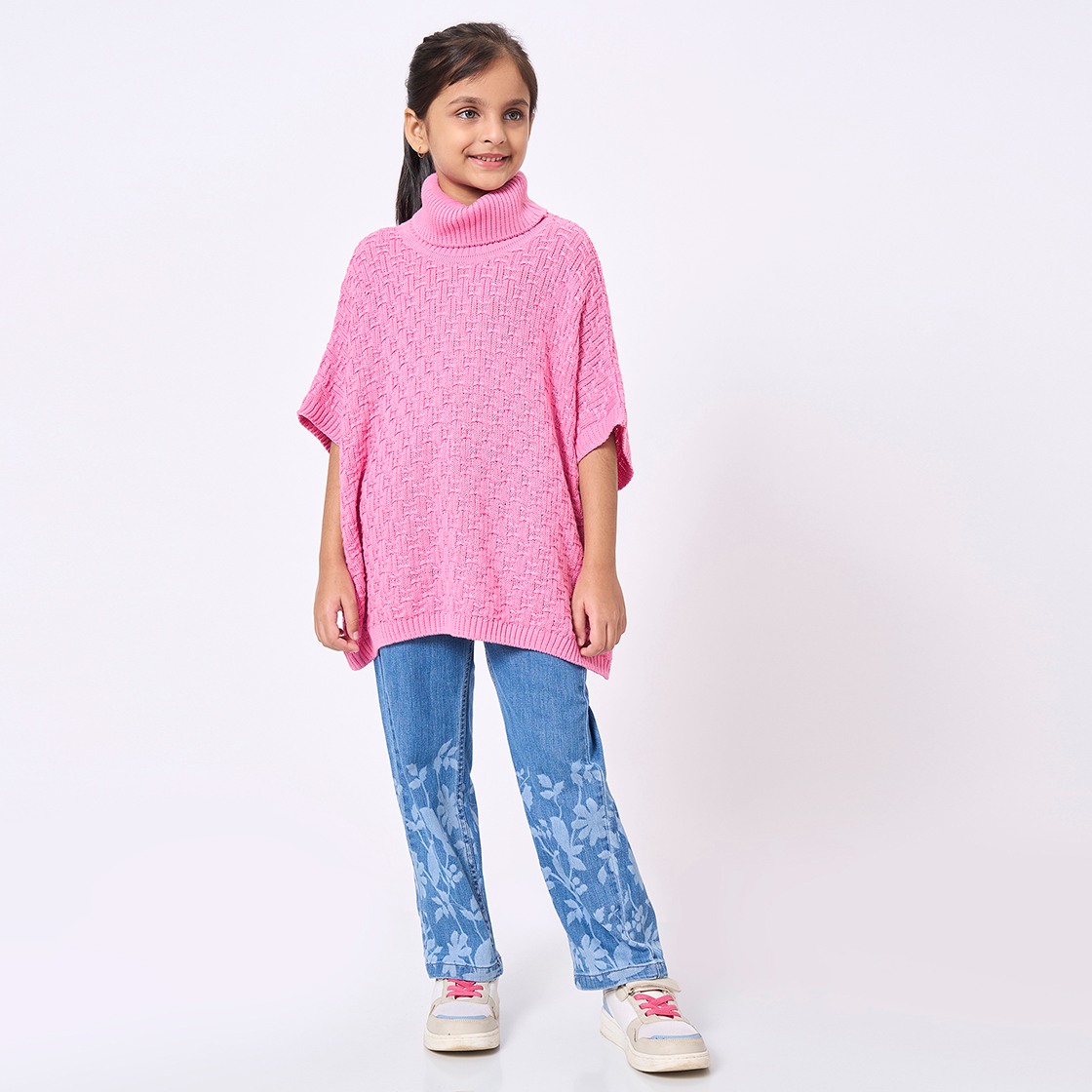 ED-A-MAMMA Kids Girls SWEATER PINK