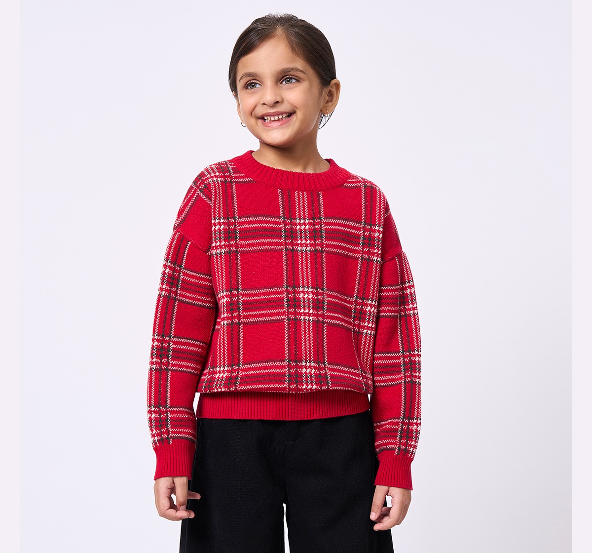 ED-A-MAMMA Kids Girls SWEATER RED