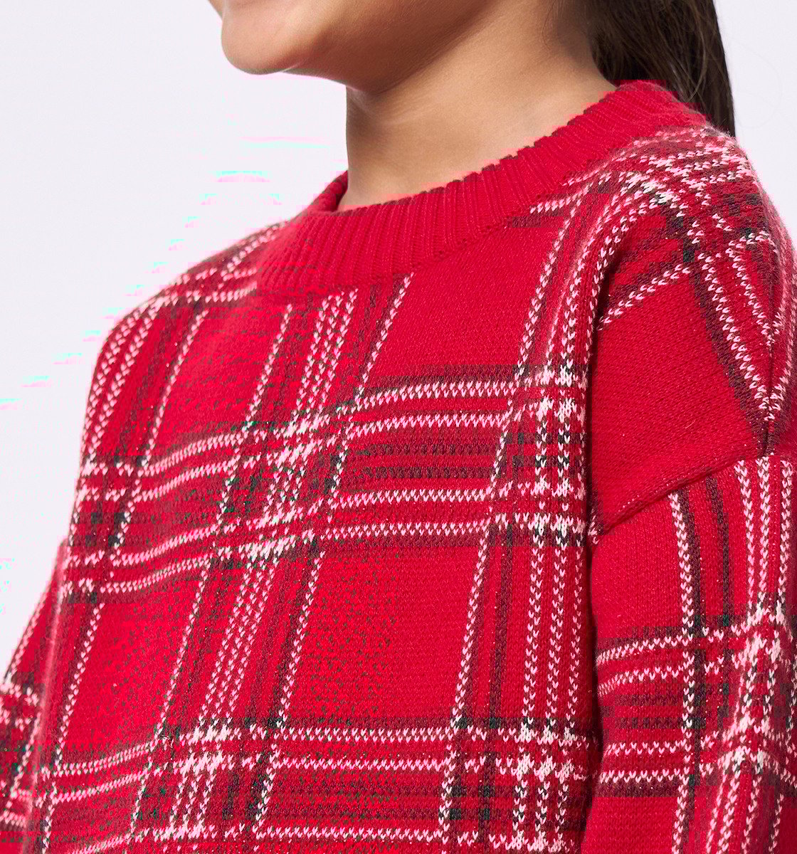 ED-A-MAMMA Kids Girls SWEATER RED