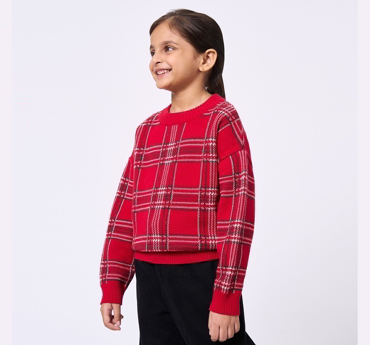 ED-A-MAMMA Kids Girls SWEATER RED