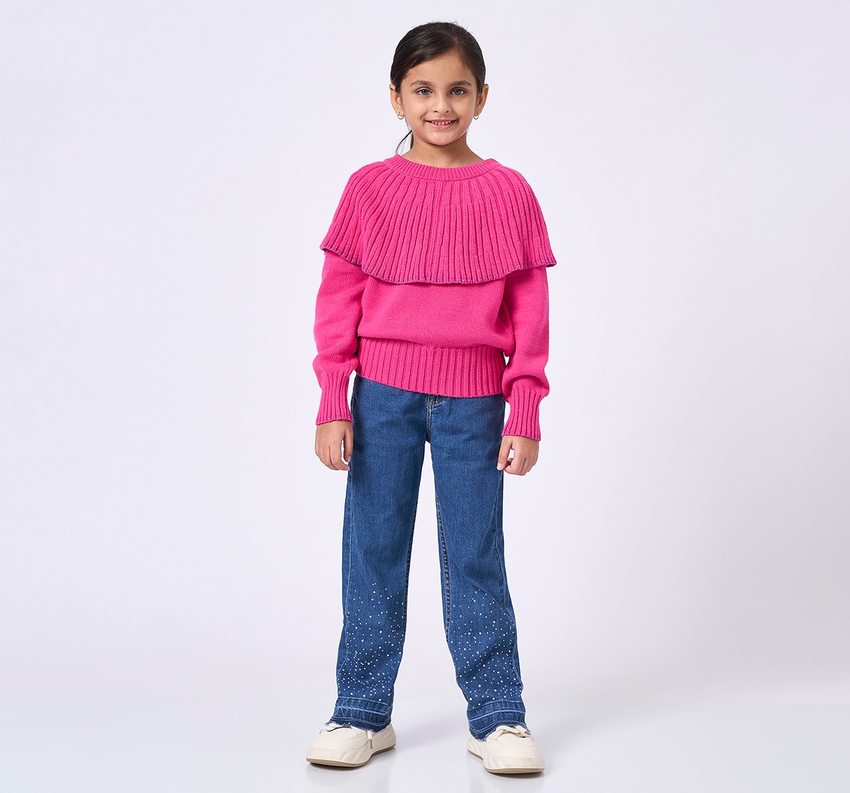 Ed-a-Mamma Kids Girls SWEATER Pink