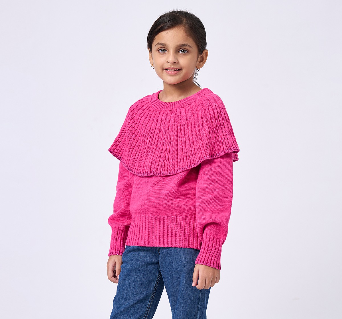 Ed-a-Mamma Kids Girls SWEATER Pink