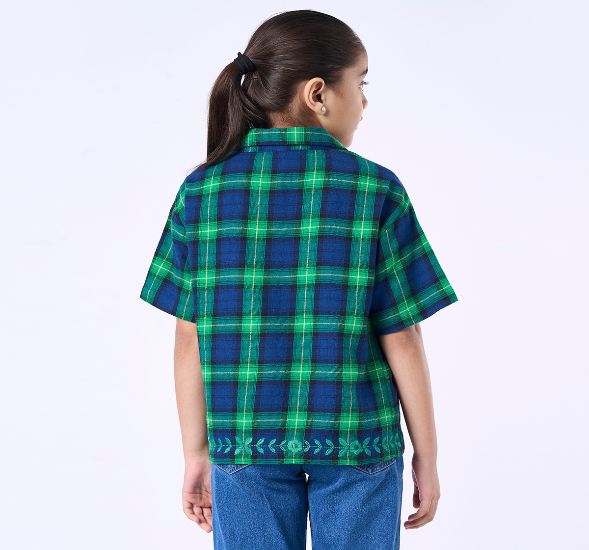 Ed-a-Mamma Kids Girls Tops Green