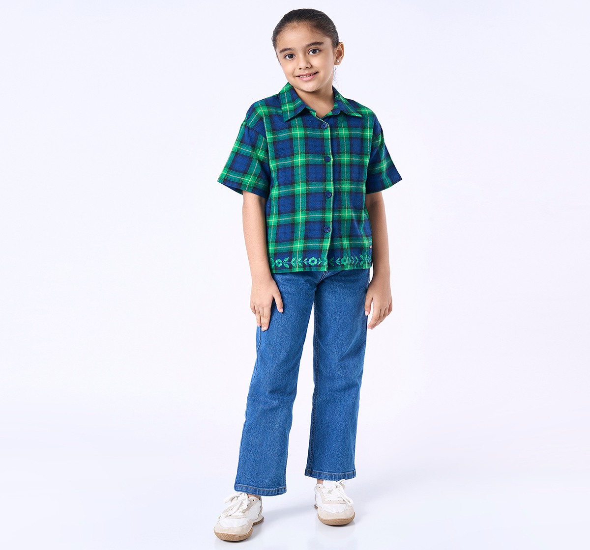 Ed-a-Mamma Kids Girls Tops Green
