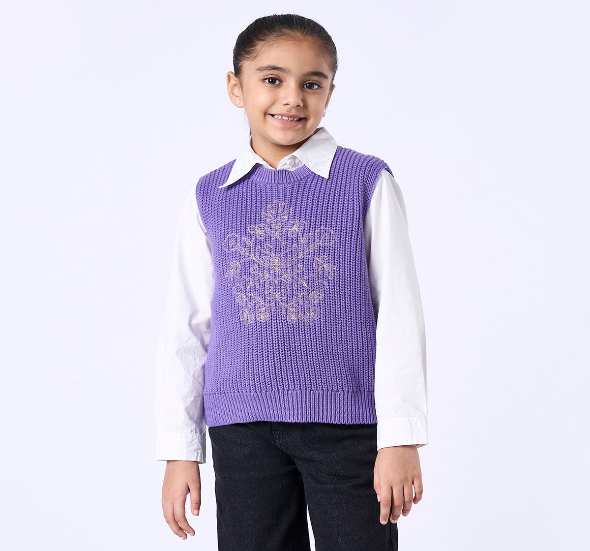 Ed-a-Mamma Kids Girls Tops Purple