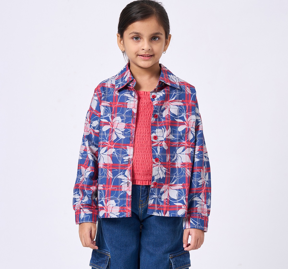 Ed-a-Mamma Kids Girls Tops Red