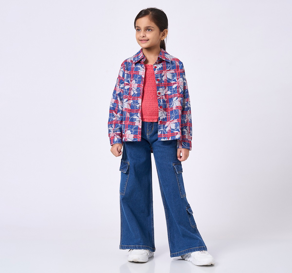 Ed-a-Mamma Kids Girls Tops Red