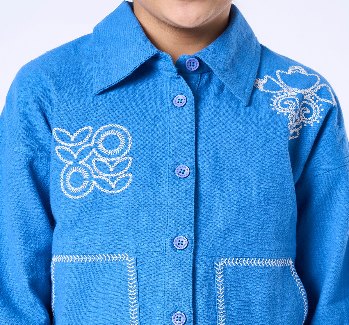 Ed-a-Mamma Kids Girls Tops Blue
