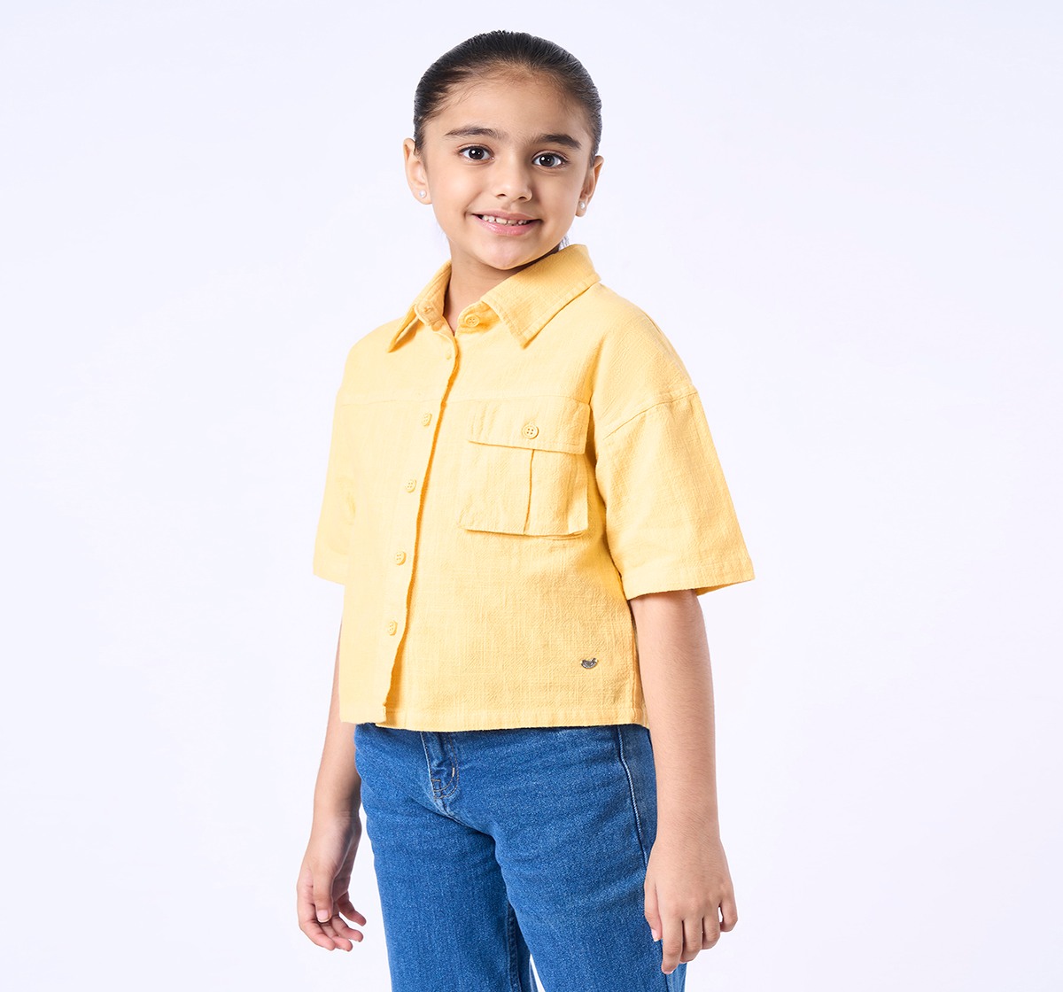 Ed-a-Mamma Kids Girls Tops Yellow