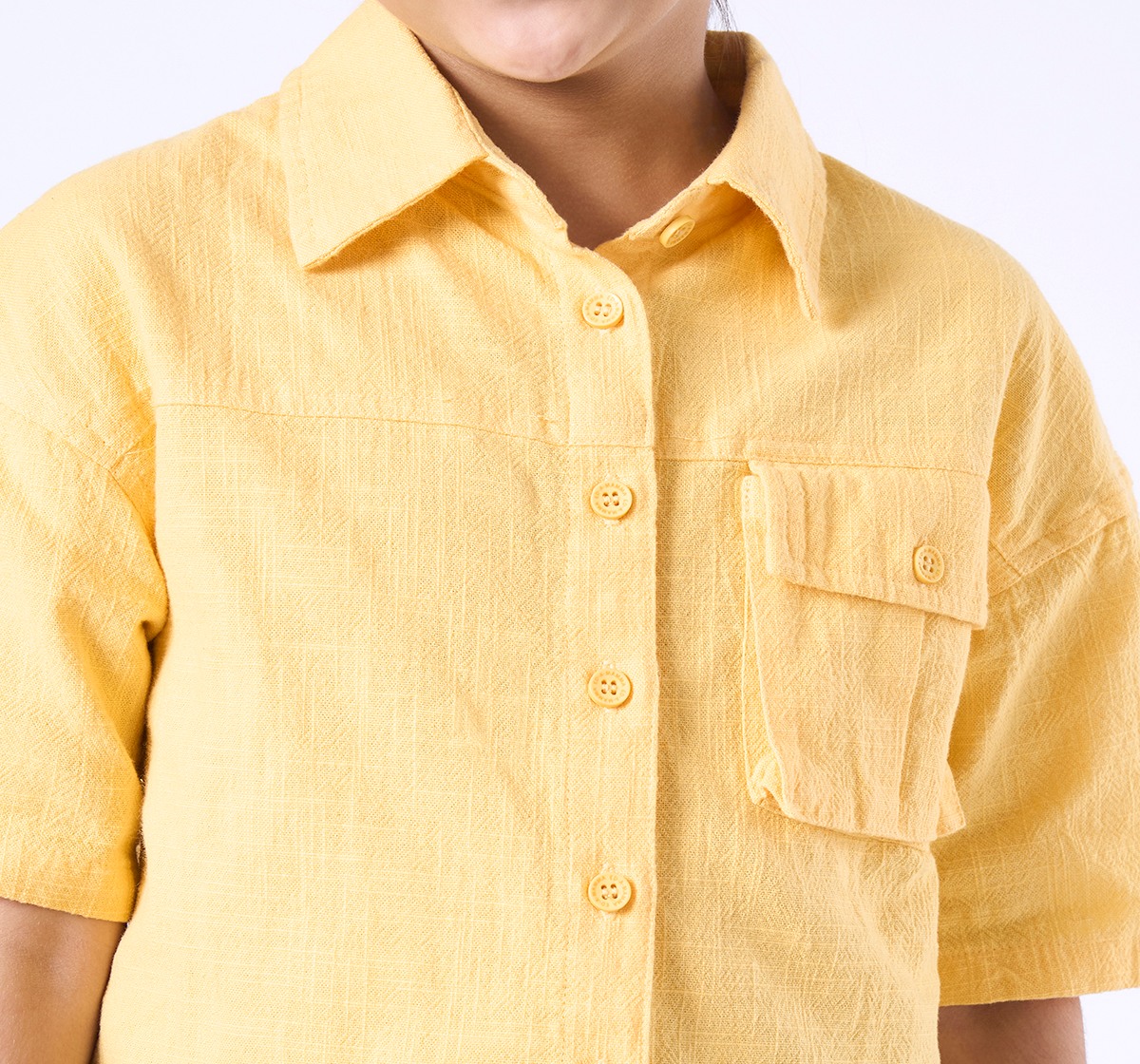 Ed-a-Mamma Kids Girls Tops Yellow