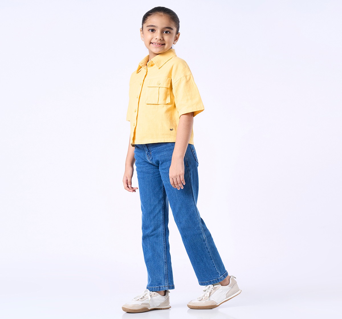 Ed-a-Mamma Kids Girls Tops Yellow