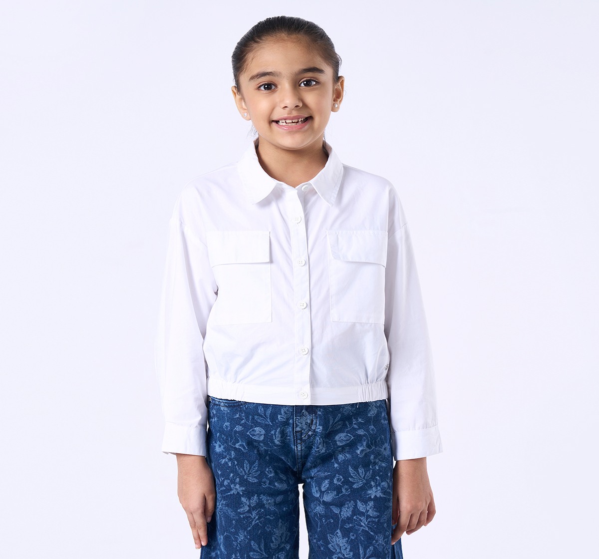 Ed-a-Mamma Kids Girls Tops White