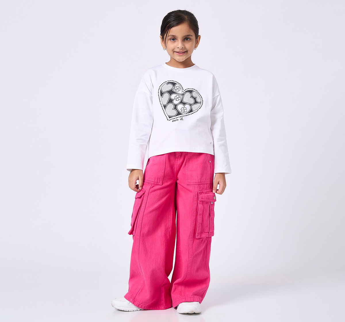 Ed-a-Mamma Kids Girls TROUSER Pink