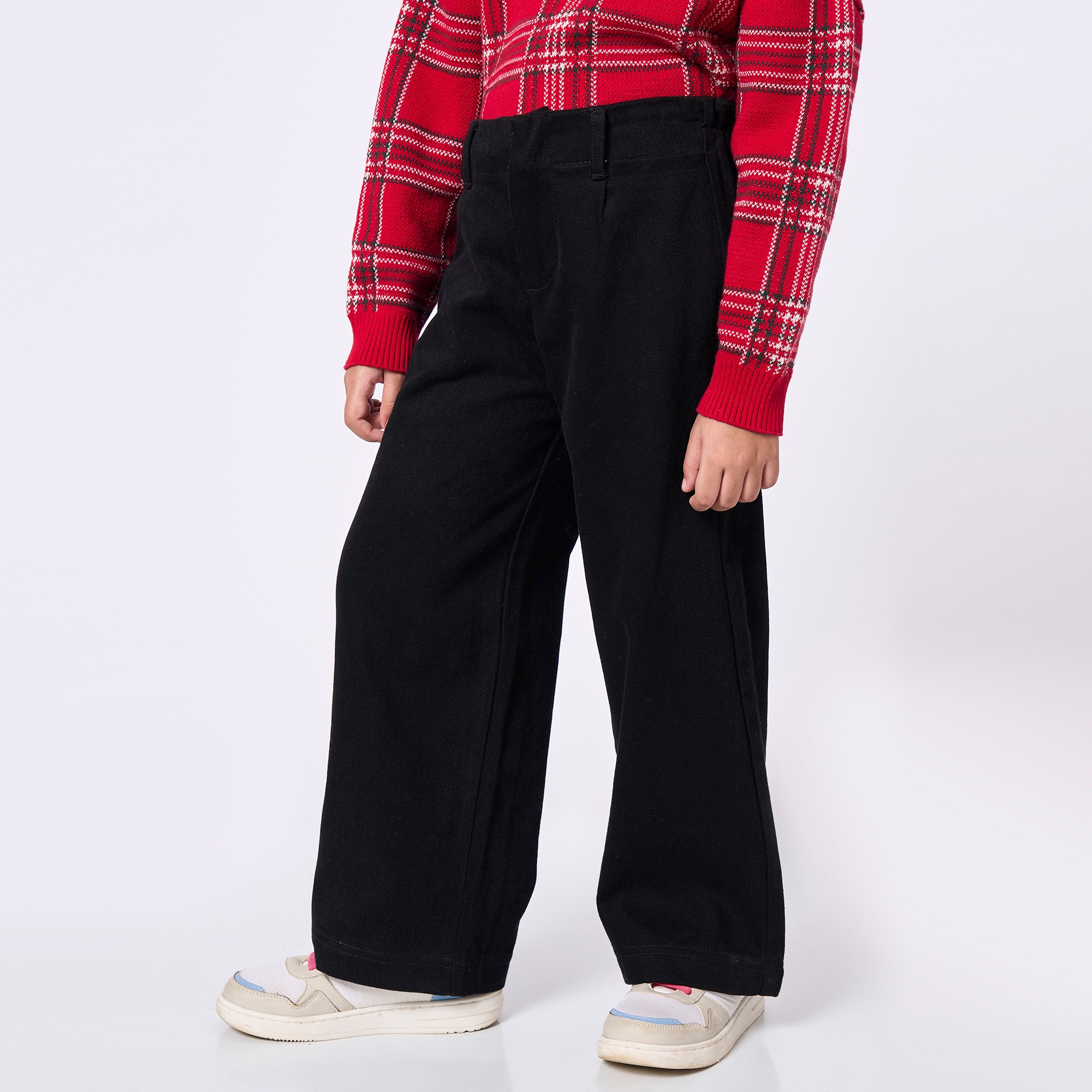 ED-A-MAMMA Kids Girls TROUSER BLACK