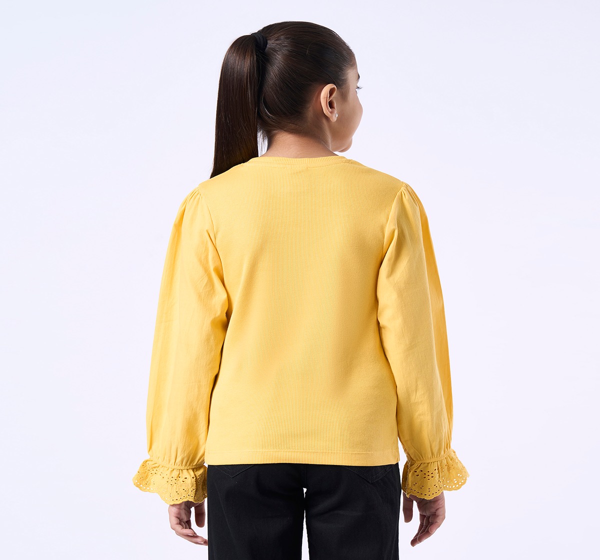 Ed-a-Mamma Kids Girls T-Shirt Yellow