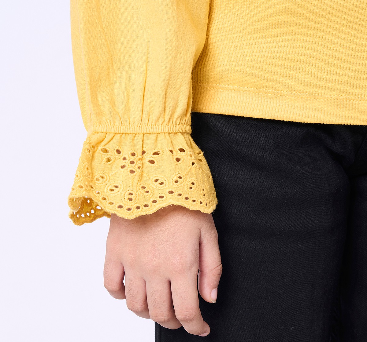 Ed-a-Mamma Kids Girls T-Shirt Yellow