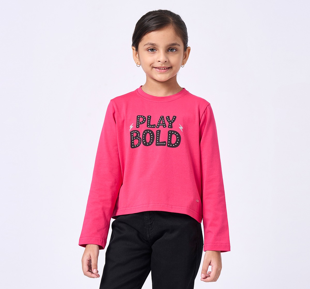 Ed-a-Mamma Kids Girls T-Shirt Pink